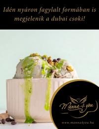 Sajtóközlemény - Idén nyáron fagylalt formában is megjelenik a dubai csoki!